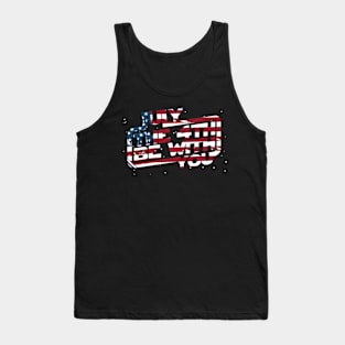 july the 4th be with you usa Tank Top